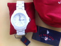 vand ceas Us Polo Assn alb superb ,super pret ! foto