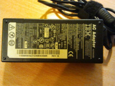 Alimentator laptop original IBM 08K8202 Adaptor 16V 4.5A / Contine si cablul de alimentare de la retea! foto