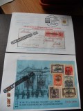 PLIC 4 EXP. FIL, TIMISOARA 2000 STAMPILA SPECIALA SICK NAGYONFALVA 1850-2000