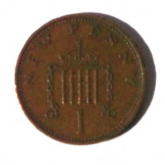 G1. ANGLIA / MAREA BRITANIE 1 NEW PENNY 1973, 3.56 g., Bronze, 20.32 mm **