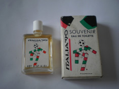 PARFUM CUPA MONDIALA ITALIA 90 , 10 mL , DE COLECTIE . foto