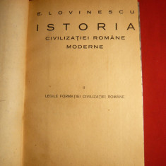 E.Lovinescu - Legile formatiei civilizatiei romane - Prima Ed. 1925