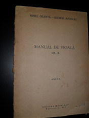 Manual de vioara III, anexa, Geanta Ionel foto