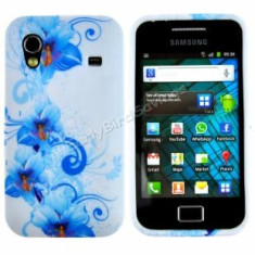 husa flower power Samsung Galaxy ACE S5830 + folie protectie ecran + expediere gratuita foto
