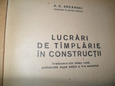 A.S. Ardanscki, Lucrari de tamplarie in constructii foto