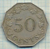 605 MONEDA - MALTA - 50 CENTS -anul 1972 -starea care se vede