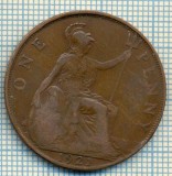 588 MONEDA VECHE- MAREA BRITANIE - ONE PENNY -anul 1921 -starea care se vede