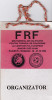 Legitimatie organizator FRF - miniturneul de calificare 1995