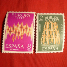 Serie - Europa CEPT 1972 Spania , 2 val.