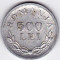3) Moneda 500 lei 1946