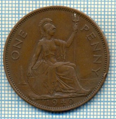 561 MONEDA VECHE- MAREA BRITANIE - ONE PENNY -anul 1940 -starea care se vede foto