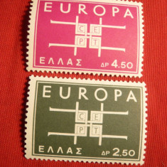 Serie - Europa CEPT 1963 Grecia , 2 val.