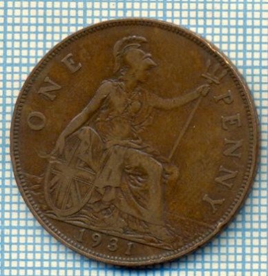 560 MONEDA VECHE- MAREA BRITANIE - ONE PENNY -anul 1931 -starea care se vede foto