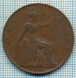 568 MONEDA VECHE- MAREA BRITANIE - ONE PENNY -anul 1907 -starea care se vede