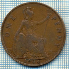 591 MONEDA VECHE- MAREA BRITANIE - ONE PENNY -anul 1934 -starea care se vede