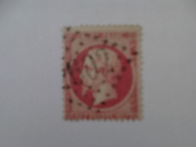 Franta Napoleon 80 c dantelat stampilat Mi 23 foto