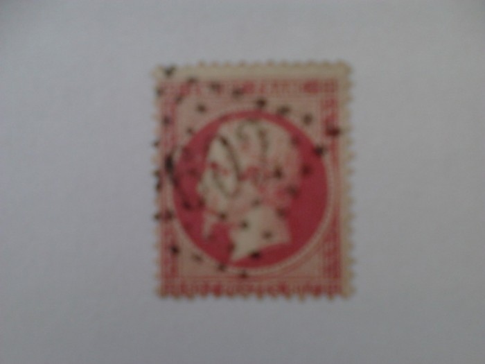 Franta Napoleon 80 c dantelat stampilat Mi 23