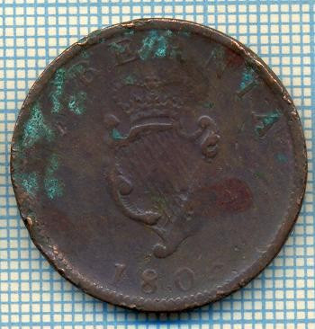 639 MONEDA VECHE - IRLANDA - 1 PENNY -anul 1805 -starea care se vede foto