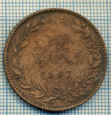 682 MONEDA VECHE - ROMANIA - 10 BANI -anul 1867 WATT&amp;amp;amp;CO -starea care se vede foto