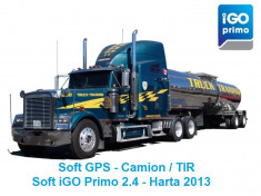 Soft IGO Primo 2.4 Camion / TIR, Becker, TomTom, Navigon, Gamba Truck, Harta Europa Full 3D 2013, Restrictii Poduri, radare fixe, ADR foto