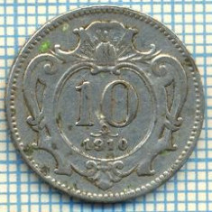 657 MONEDA VECHE - AUSTRIA - 10 HELLER -anul 1910 -starea care se vede