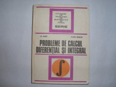 CULEGERE DE PROBLEME DE CALCUL DIFERENTIAL SI INTEGRAL,Lia arama,Teodor Morozan,r22 foto