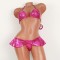 Costum baie verde neon rosu auriu portocaliu turcoaz albastru mov lila pink neon tanga G-String marime XS S M L
