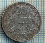 748 MONEDA VECHE -UNGARIA - 20 FILLER -anul 1918 -starea care se vede