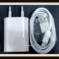 incarcator Iphone priza perete + masina + cablu USB 6+ 6 6s 5 5g 5s 4 3