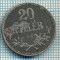 739 MONEDA VECHE -UNGARIA - 20 FILLER -anul 1916 -starea care se vede