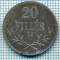 736 MONEDA VECHE -UNGARIA - 20 FILLER -anul 1916 -starea care se vede