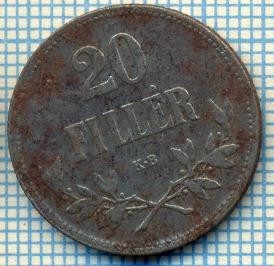 742 MONEDA VECHE -UNGARIA - 20 FILLER -anul 1916 -starea care se vede foto