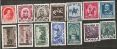 Romania 1938 uzuale serie 14v timbru /** foto