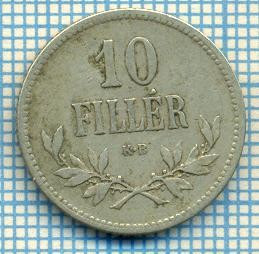 762 MONEDA VECHE -UNGARIA - 10 FILLER -anul 1915 -starea care se vede foto