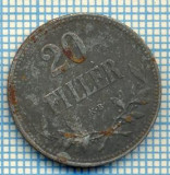 746 MONEDA VECHE -UNGARIA - 20 FILLER -anul 1916 -starea care se vede