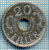 755 MONEDA VECHE -UNGARIA - 20 FILLER -anul 1943 -starea care se vede