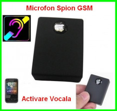 Microfon Spion Ascuns SPY GSM BUG Supraveghere cu Senzor Activare Vocala - Cel mai NOU model N9 !!! foto