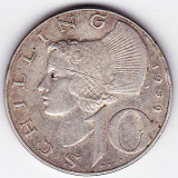 2) Austria 10 Schilling 1959 argint 7,5 gr