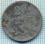 744 MONEDA VECHE -UNGARIA - 20 FILLER -anul 1916 -starea care se vede