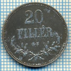 738 MONEDA VECHE -UNGARIA - 20 FILLER -anul 1916 -starea care se vede