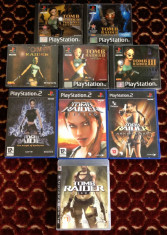 TOMB RAIDER - COLECTIE PS1 PS2 PS3 - COLLECTION - PLAYSTATION foto