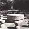 Tg Jiu, Masa Tacerii C Brancusi, vedere carte postala, circulata 1969