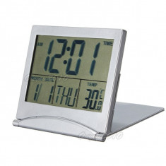 CEAS de birou patrat cu suport CU ALARMA ceas desteptator cu termometru ceas birou ceas afisaj digital ceas digital de masa foto