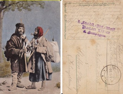 Tipuri din Romania-Tigani-cenzura WWI, WK1 foto