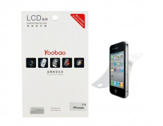 Folie profesionala transparenta full body fata spate Apple iPhone 4 4S by Yoobao made in Japan Originala foto