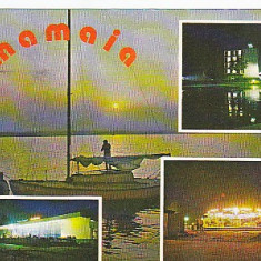 Mamaia Lacul, hotel Delta rest Flora carte postala, circulata 1980