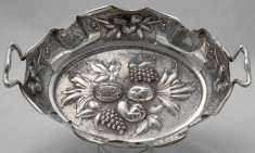 fructiera /jardiniera superba argint anul 1875 - 85) foto