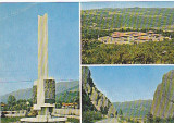 Valea Doftanei, muzeul Doftana, cheile Brebului, carte postala, circulata 1985