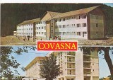 Covasna Spitalul cardiologic, hotel Covasna, carte postala, circulata 1978, Fotografie
