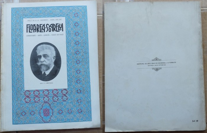 Revista Floarea Soarelui, an I, nr. 11-12, 1927, Traian Chelariu, Nusi Tulliu